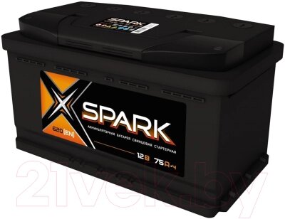 Автомобильный аккумулятор SPARK 620A (EN) L+ / SPA75-3-L от компании Бесплатная доставка по Беларуси - фото 1