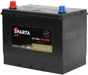 Автомобильный аккумулятор SPARTA EFB Asia 6СТ-75 Рус 710A