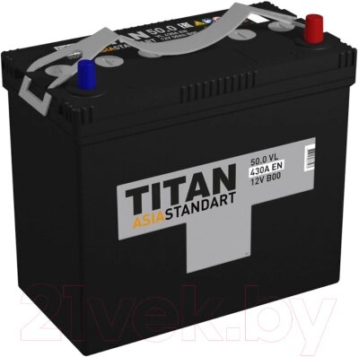 Автомобильный аккумулятор TITAN Asia Standart B24 430A R+ B00 от компании Бесплатная доставка по Беларуси - фото 1