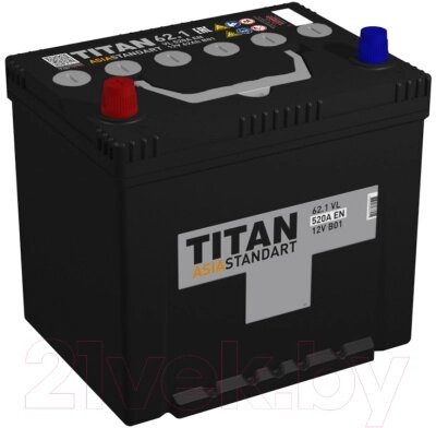 Автомобильный аккумулятор TITAN Asia Standart D23 520A L+ B01 от компании Бесплатная доставка по Беларуси - фото 1