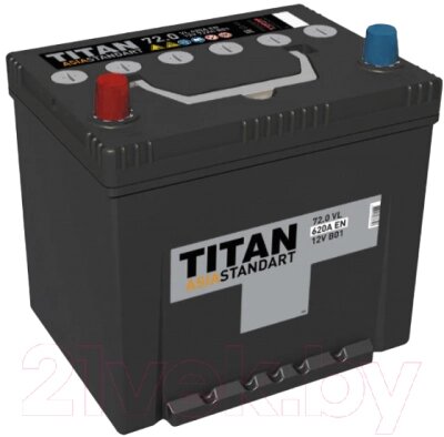 Автомобильный аккумулятор TITAN Asia Standart D26 620A L+ B01 от компании Бесплатная доставка по Беларуси - фото 1