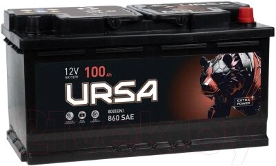 Автомобильный аккумулятор Ursa Extra Power 6СТ R+ от компании Бесплатная доставка по Беларуси - фото 1