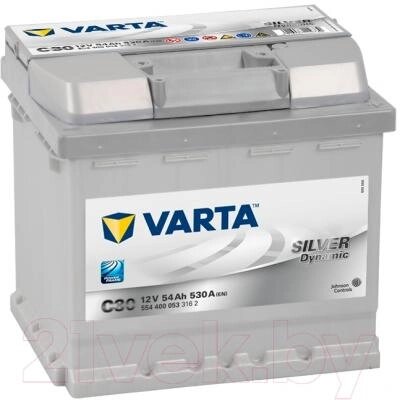 Автомобильный аккумулятор Varta Silver Dynamic / 554400053 от компании Бесплатная доставка по Беларуси - фото 1