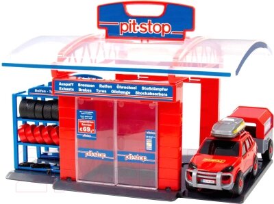 Автосервис игрушечный Полесье Тюнинг-центр Pit-Stop №1 / 53695 от компании Бесплатная доставка по Беларуси - фото 1