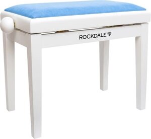 Банкетка для музыкантов Rockdale Rhapsody 131 SV White Blue / A142430