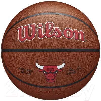 Баскетбольный мяч Wilson NBA Chicago Bulls / WTB3100XBCHI от компании Бесплатная доставка по Беларуси - фото 1