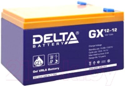 Батарея для ИБП DELTA GX 12-12 от компании Бесплатная доставка по Беларуси - фото 1