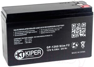 Батарея для ибп kiper HR-1224W F2 slim (12V 6ah)