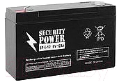 Батарея для ИБП Security Power SP 12-7 от компании Бесплатная доставка по Беларуси - фото 1