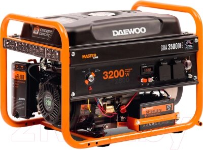 Бензиновый генератор Daewoo Power GDA 3500DFE от компании Бесплатная доставка по Беларуси - фото 1