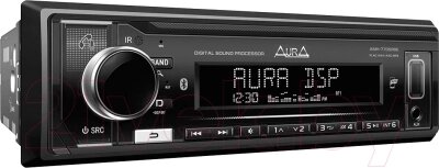 Бездисковая автомагнитола AURA AMH-77DSP Black Edition от компании Бесплатная доставка по Беларуси - фото 1