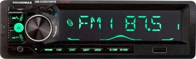 Бездисковая автомагнитола SoundMax SM-CCR3189FB от компании Бесплатная доставка по Беларуси - фото 1