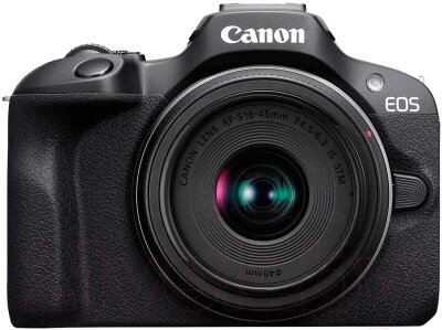 Беззеркальный фотоаппарат Canon EOS R100 Kit RF-S 18-45 IS STM от компании Бесплатная доставка по Беларуси - фото 1