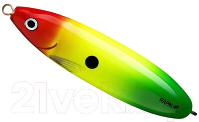 Блесна Rapala Rattlin Minnow Spoon / RMSR08-RYGR от компании Бесплатная доставка по Беларуси - фото 1