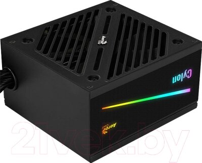 Блок питания для компьютера AeroCool Cylon RGB 80+ 500W от компании Бесплатная доставка по Беларуси - фото 1