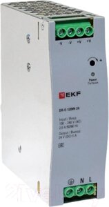 Блок питания на DIN-рейку EKF DR-E-120W-24