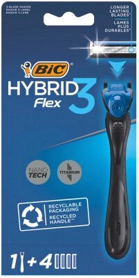 Бритвенный станок Bic Flex Hybrid 3 от компании Бесплатная доставка по Беларуси - фото 1