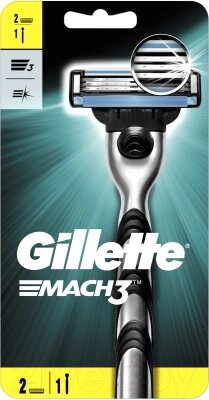 Бритвенный станок Gillette Mach3 от компании Бесплатная доставка по Беларуси - фото 1