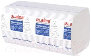 Бумажные полотенца Laima Universal White Plus / 111343