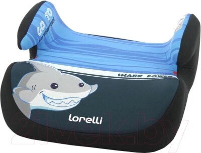 Бустер Lorelli Topo Comfort Shark Light Dark Blue / 10070992004 от компании Бесплатная доставка по Беларуси - фото 1