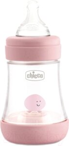 Бутылочка для кормления Chicco Perfect 5 Girl с силиконовой соской / 00020211100040