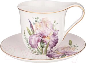 Чашка с блюдцем Lefard Irises / 590-479