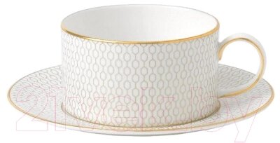 Чашка с блюдцем Wedgwood Arris Gio Gold / 40007548 от компании Бесплатная доставка по Беларуси - фото 1