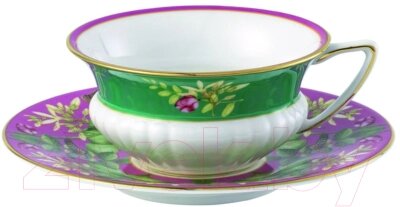 Чашка с блюдцем Wedgwood Wonderlust Розовый лотос / 1057266 от компании Бесплатная доставка по Беларуси - фото 1