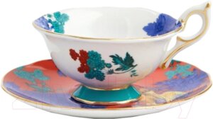 Чашка с блюдцем Wedgwood Wonderlust Золотой попугай / 1057271