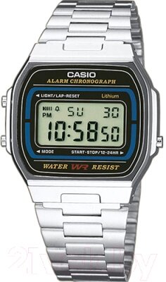 Часы наручные мужские Casio A164WA-1VES от компании Бесплатная доставка по Беларуси - фото 1