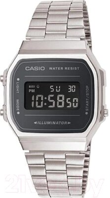 Часы наручные мужские Casio A168WEM-1EF от компании Бесплатная доставка по Беларуси - фото 1