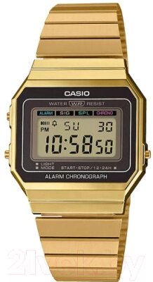 Часы наручные мужские Casio A700WEG-9AEF от компании Бесплатная доставка по Беларуси - фото 1