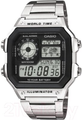 Часы наручные мужские Casio AE-1200WHD-1AVEF от компании Бесплатная доставка по Беларуси - фото 1