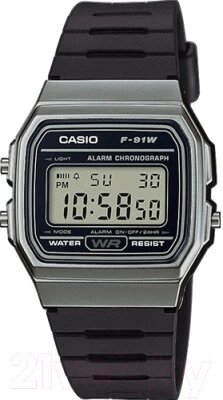 Часы наручные мужские Casio F-91WM-1BEF от компании Бесплатная доставка по Беларуси - фото 1