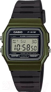 Часы наручные мужские Casio F-91WM-3AEF
