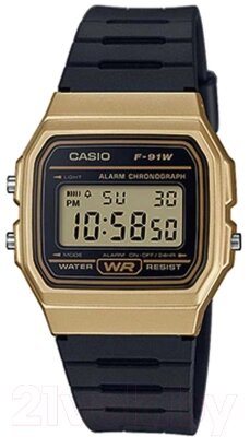 Часы наручные мужские Casio F-91WM-9AEF от компании Бесплатная доставка по Беларуси - фото 1