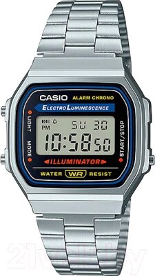 Часы наручные мужские Casio General A168WA-1Y от компании Бесплатная доставка по Беларуси - фото 1