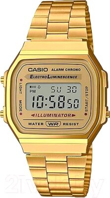 Часы наручные мужские Casio General A168WG-9E от компании Бесплатная доставка по Беларуси - фото 1