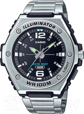 Часы наручные мужские Casio Illuminator MWA-100HD-1AVEF от компании Бесплатная доставка по Беларуси - фото 1