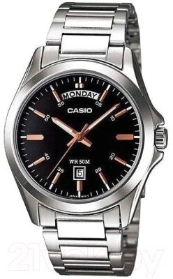 Часы наручные мужские Casio MTP-1370D-1A2 от компании Бесплатная доставка по Беларуси - фото 1