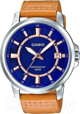 Часы наручные мужские Casio MTP-E130L-2A2 от компании Бесплатная доставка по Беларуси - фото 1