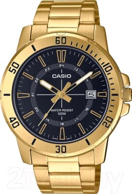 Часы наручные мужские Casio MTP-VD01G-1C от компании Бесплатная доставка по Беларуси - фото 1