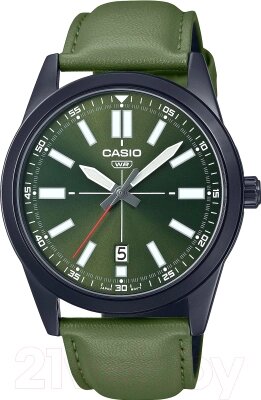 Часы наручные мужские Casio MTP-VD02BL-3E от компании Бесплатная доставка по Беларуси - фото 1