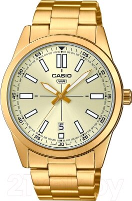 Часы наручные мужские Casio MTP-VD02G-9E от компании Бесплатная доставка по Беларуси - фото 1