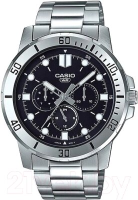 Часы наручные мужские Casio MTP-VD300D-1E от компании Бесплатная доставка по Беларуси - фото 1