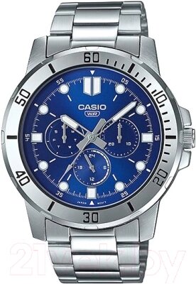 Часы наручные мужские Casio MTP-VD300D-2E от компании Бесплатная доставка по Беларуси - фото 1