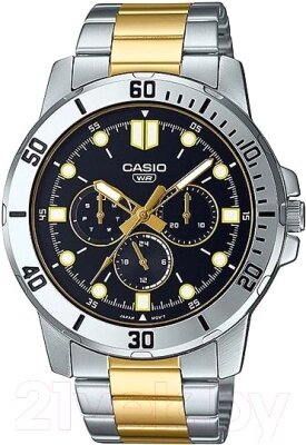 Часы наручные мужские Casio MTP-VD300SG-1E от компании Бесплатная доставка по Беларуси - фото 1