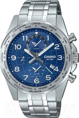 Часы наручные мужские Casio MTP-W500D-2A от компании Бесплатная доставка по Беларуси - фото 1