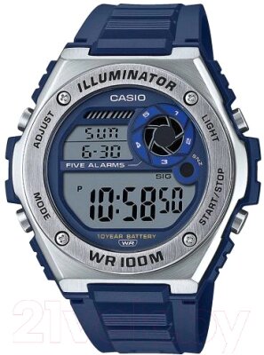 Часы наручные мужские Casio MWD-100H-2AVEF от компании Бесплатная доставка по Беларуси - фото 1