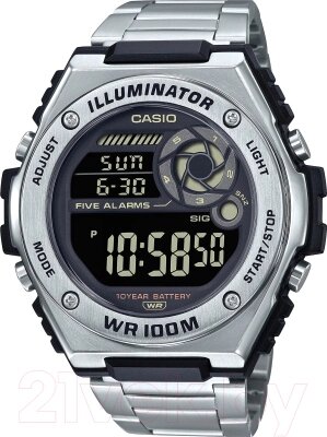 Часы наручные мужские Casio MWD-100HD-1B от компании Бесплатная доставка по Беларуси - фото 1